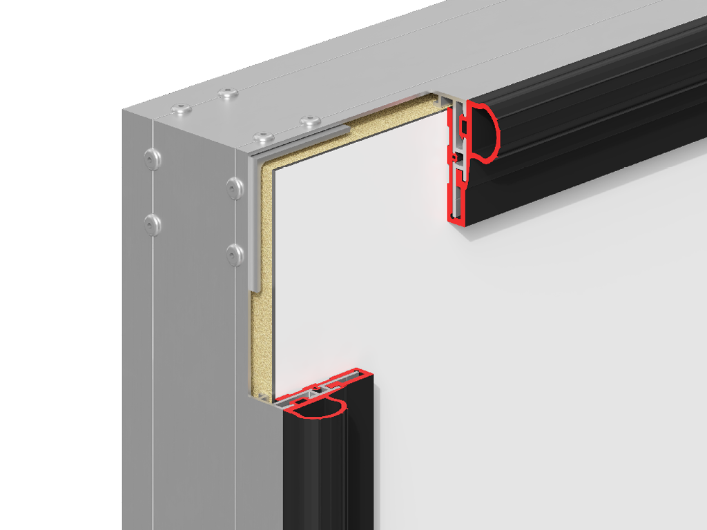 Уплотнитель периметра полотна люка.